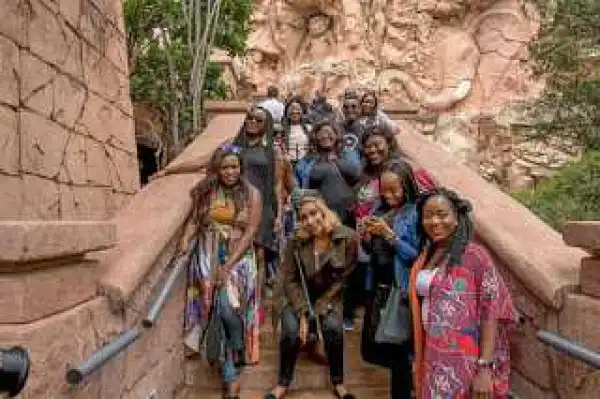 Photos: Nigerian and Ghanian Celebs Storm Sun City, South Africa
